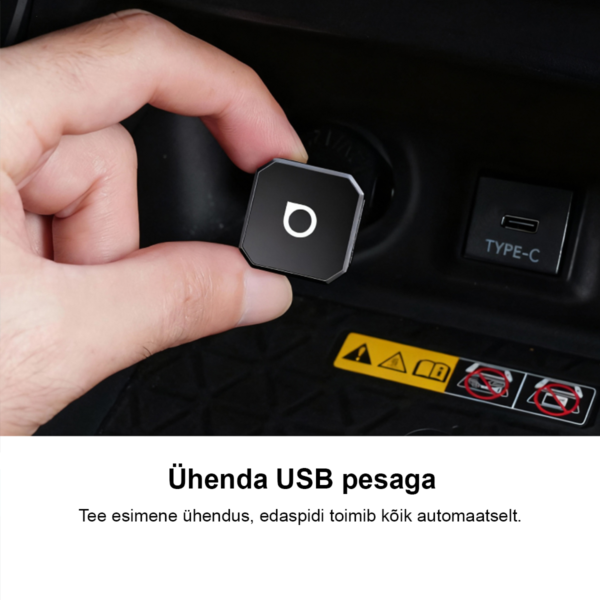 Ottocast Mini Pot Carplay Android Auto Adapter Juhtmevaba